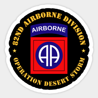 82nd Airborne Division - Operation Desert Storm Sticker